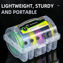 Load image into Gallery viewer, Fishing line Tackle box storage 6 Compartments monofilament organiser