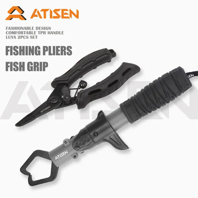 Stainless Steel Fishing Grip Professional pliers cutter Tool Fish Grabber Clip
