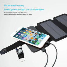 Load image into Gallery viewer, Outdoor Portable Solar Charging Panel Foldable 5V 1A USB Output Device Camping