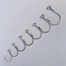 Load image into Gallery viewer, Fishing Hooks stainless Steel circle Perforated single lure hook option