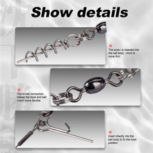 Load image into Gallery viewer, Soft plastic lure stinger treble rig single double hook rigging 9cm and 12cm