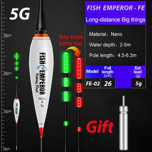 Smart Fishing LED Light Floats Night Gravity Sensing 3+2g/4+2g/5+2g