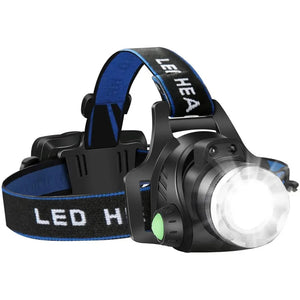 Rechargeable Headlamp Headlight Motion Sensor Led light Lantern Fishing Camping