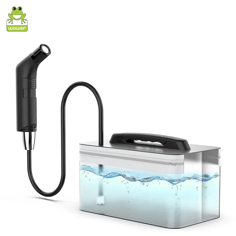 Portable Electric shower 2.3L container Rechargeable Travel Camping Sprayer
