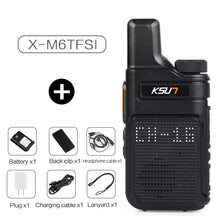 Load image into Gallery viewer, Walkie Talkie Portable Mini Communication Radio Two Way Radio Transceiver