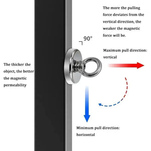 Super Strong Magnets Set Neodymium Magnet Hook Kit With Eyebolt Magnetic