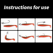 Load image into Gallery viewer, Fishing jig Head Hooks 7g10g14g21g Barbed With Spoon Spinner Soft lure Fishing