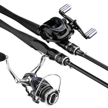 Load image into Gallery viewer, Fishing Rod Carbon Fibre Spinning/casting Lure Pole Bait Weight 4-35g 1.8m Bass