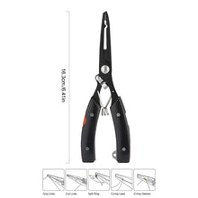 Load image into Gallery viewer, Fishing Pliers Muti-Function Fishing Hook Remover Tool Stainless Line Cutters