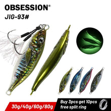 Load image into Gallery viewer, Metal Jig Little Jack 60-80g Fishing Lure Jigging Lure 3D Print With Assist Hooks