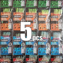 Load image into Gallery viewer, 5x packs bait jig Hooks Saltwater Fishing Lures Luminous Glow Flash Tackle