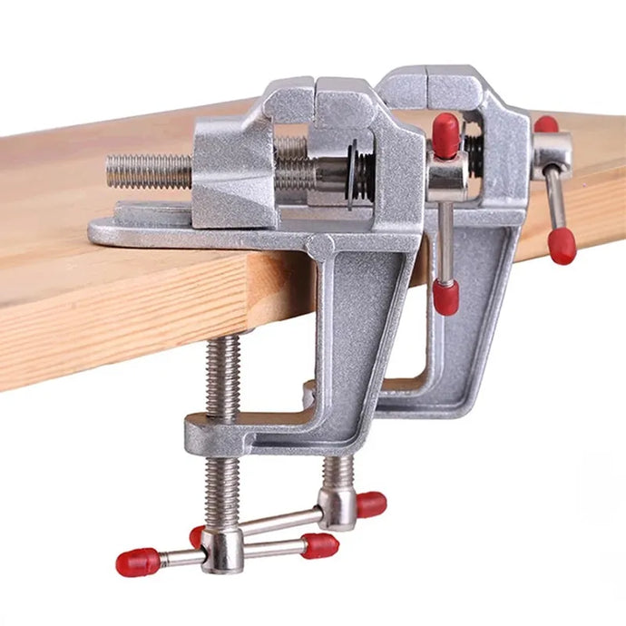 35MM Aluminium Alloy Table Bench Clamp Vise Multi-functional Bench Vise Table Screw