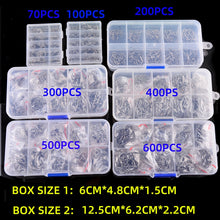 Load image into Gallery viewer, Fishing Hooks Set plus storage box Carbon Steel Barbed Fish Hooks fishing accessories