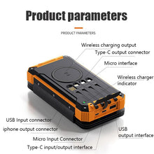 Load image into Gallery viewer, Portable Solar Panel Power Bank 20000mAh Usb Portable Cell With Battery Charger