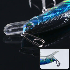 DNDYUJU 20-100pcs Fishing Pike Stainless Steel Bent Head Oval Split Rings Fishing Accessories Connector Pin Fishhook Lure Tackle