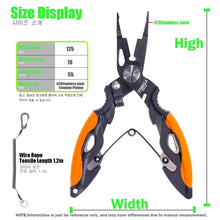 Load image into Gallery viewer, Fishing Pliers Line Cutter Hook Remover Accessories Stainless Body Scissors