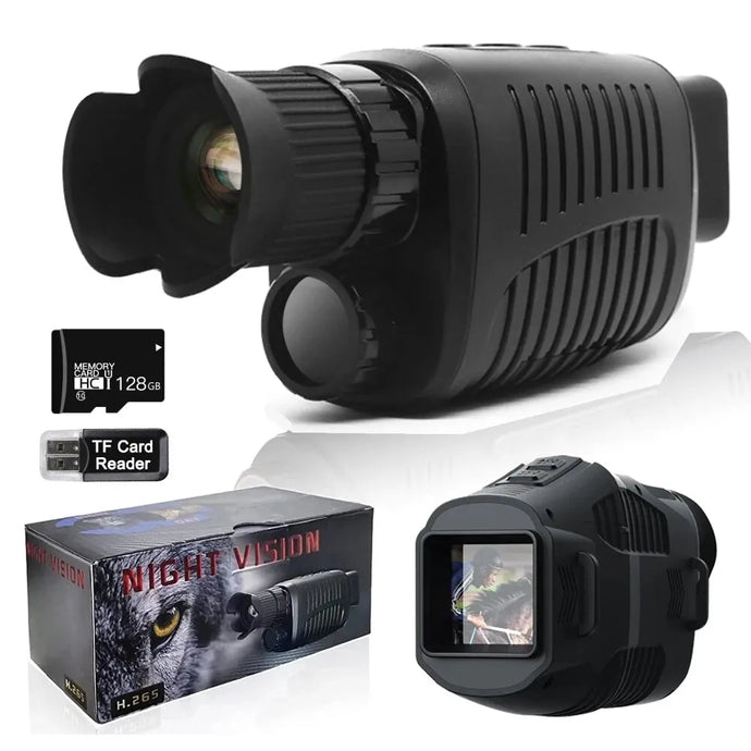Monocular Night Vision 1080P HD Infrared Camera 5X Digital Light Zoom Telescope