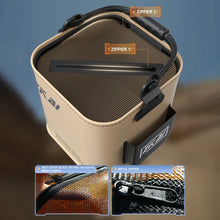 Load image into Gallery viewer, 8L/13L Foldable Fishing Bucket Outdoor live tank Fish Bucket Large Capacity