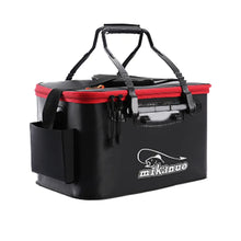 Load image into Gallery viewer, Fishing live bait tank Bucket Folding Portable EVA Outdoor Fishing air pump sold separately