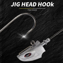 Load image into Gallery viewer, Fishing jig Head Hooks 7g10g14g21g Barbed With Spoon Spinner Soft lure Fishing