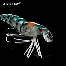 Load image into Gallery viewer, 3D Flash Shrimp prawn 70mm 7g Shallow Minnow Laser Fishing Lure Wobbler