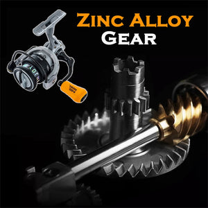 Spinning Fishing Reel Shallow Alloy Line Spool CNC Metal Arm Casting Reel