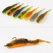 Load image into Gallery viewer, 10pcs TPE Soft Lure Wobblers jerk bait 75mm 1.8/2.6g Swimbait Light Fishing