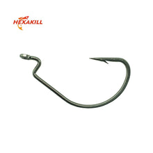 Load image into Gallery viewer, Hexakill 20pcs/lot 1#2#4#6# 10pcs/lot 1/0#2/0#3/0#4/0#5/0# weedless fishing hook for soft plastic lures