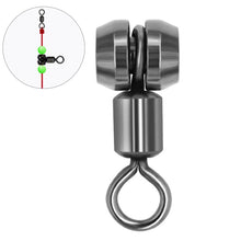 Load image into Gallery viewer, 10pcs 3 Way Barrel Cross Fishing Swivel Heavy Duty Connector Rolling Solid Ring Hook Accessories