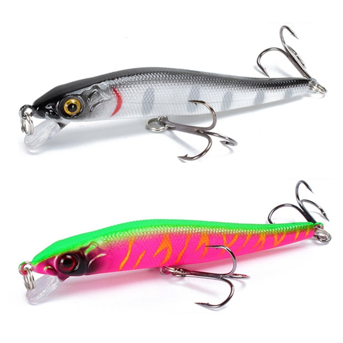 1pcs Minnow Fishing Lure 3D Eyes 8.5cm/5.8g Crankbait Wobblers Artificial Hard Bait Bass Fishing