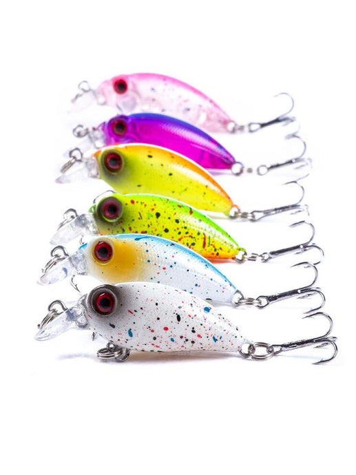 1pc Mini Crankbait Fishing Lure 4cm 2.5g Pesca Minnow Fish Hard Bait Artificial Lure Swimbait Wobblers Fishing Tackle