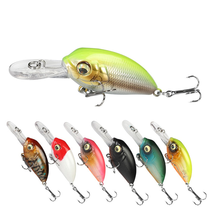 1pcs Crankbaits Fishing Lure Wobblers 5.5cm 4.8g Floating Japan Artificial Hard Bait Bass Swimbait Fishing tackle