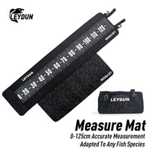 Load image into Gallery viewer, LEYDUN 125cm Fish Measuring Mat Comes with measuring ruler And Padded Kneeling Base