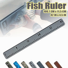 Load image into Gallery viewer, 100cm Foam Fish Ruler for Boats Non-slip Surface Self Adhesive Waterproof Measurement