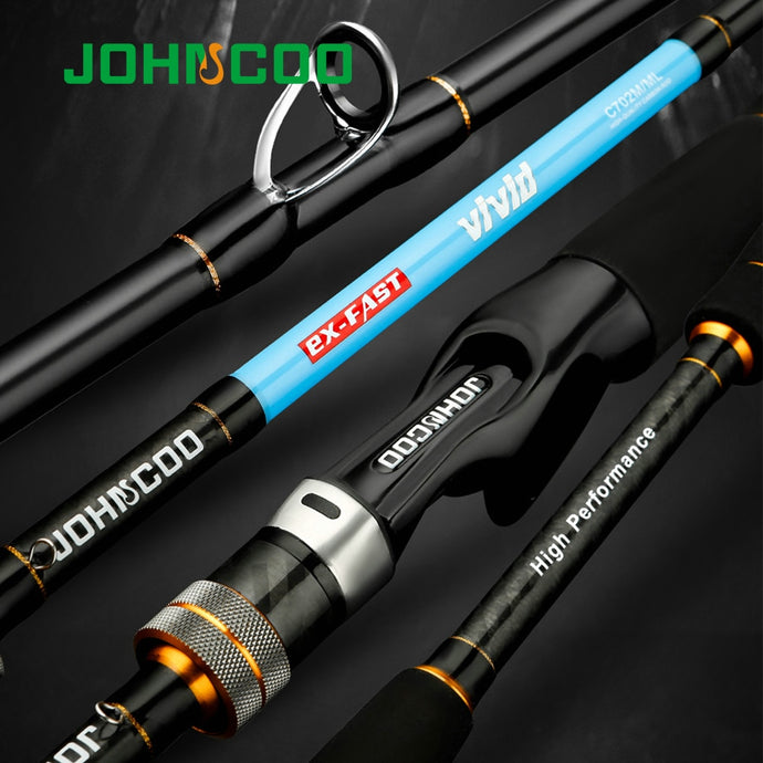 JOHNCOO 2 option rod tip UL/L M/ML Spinning Rod Solid Tip 2.1m 1.92m spin and cast Fast Action Carbon Rod for Light Jigging Fishing Rod