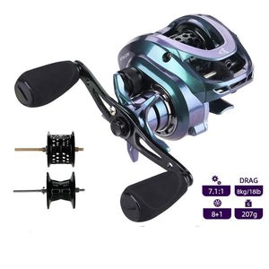 MAVLLOS ATHLON BFS Baitcasting Fishing Reel Left Right Hand NMB Bearing Bait Finesse Ultralight Casting Reels For Fishing Tackle