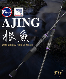 TSURINOYA NEW Ultralight AJING Rod UL L 1.83m 2.26m 2 Secs Lure Casting Spinning Fishing
